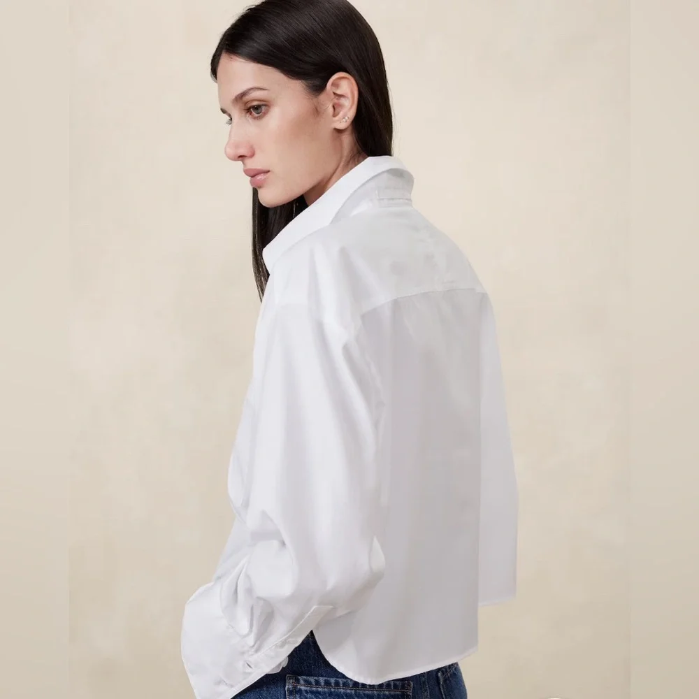 BR The Boxy Crop Shirt - Tall - Picture 2 of 6